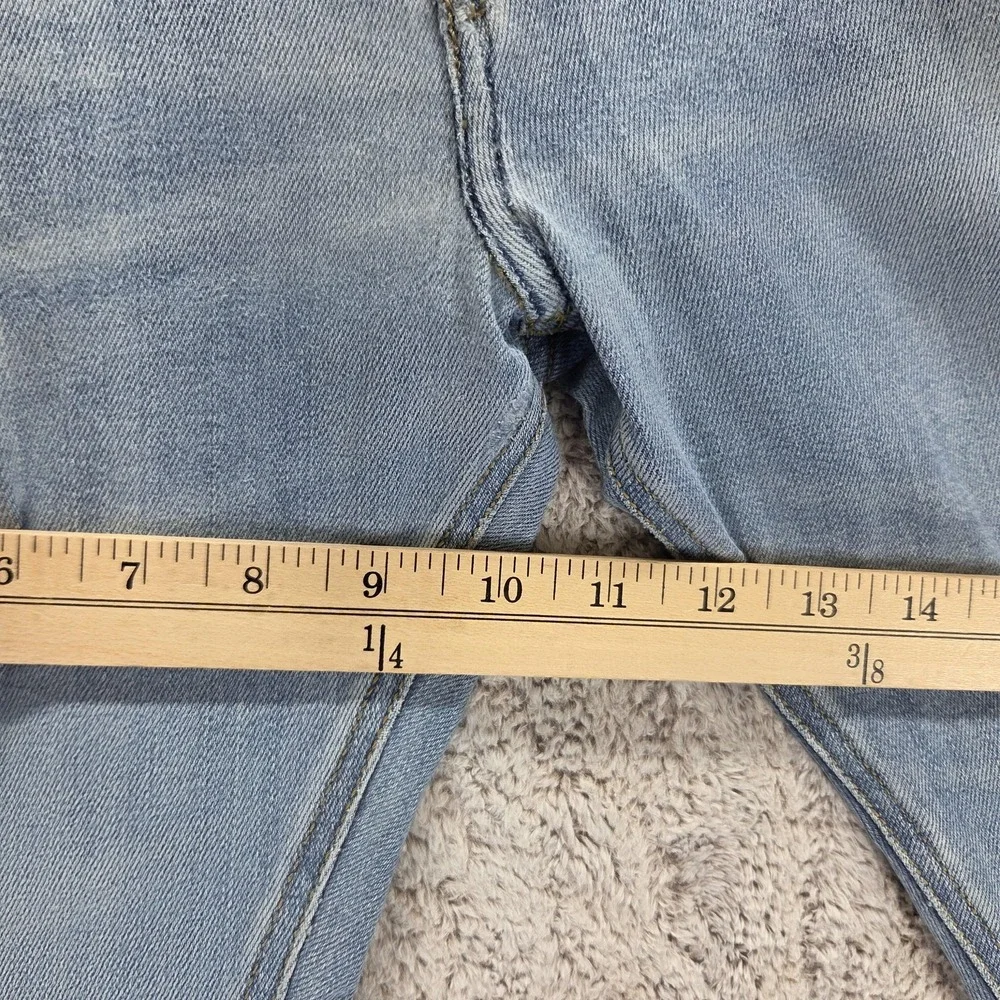 Diesel Jeans Mens 33x32 Blue D-Luster Slim Button Fly Stretch Light Wash 009EK